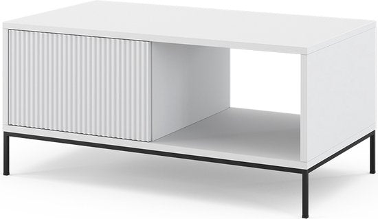 Vicco Eliza Salontafel lade Wit – 90 x 50 cm - ThatLyfeStyle