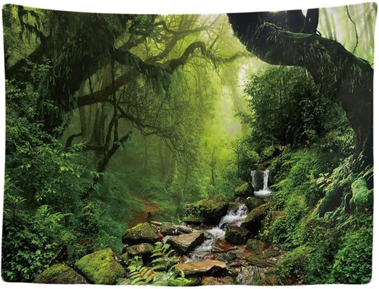 Ulticool - Regenwoud Natuur - Wandkleed 200x150 cm - ThatLyfeStyle