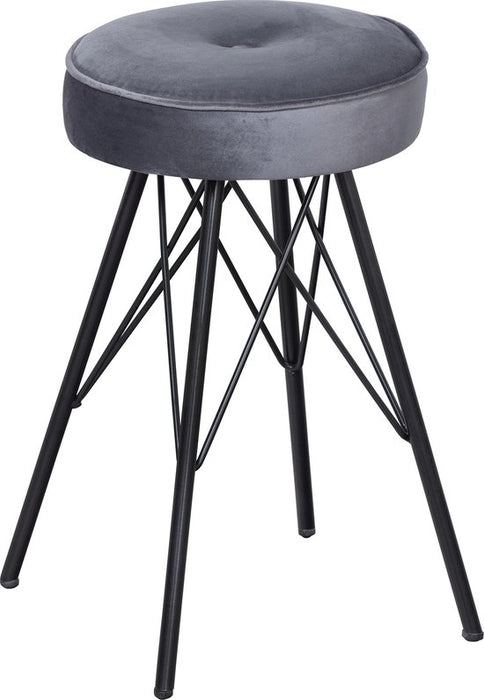 WOOOD Bella Kruk - Velvet - Asfalt - 53x33x33