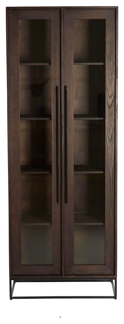 Light & Living Vitrinekast Lilian Mindihout, 200 x 75cm - Bruin