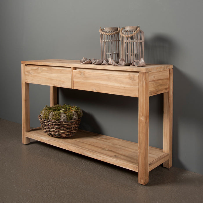 Tower Living Sidetable Corona Teak, 130cm - Bruin