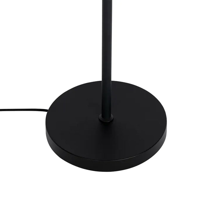 Oosterse vloerlamp zwart met bamboe - Yvonne - ThatLyfeStyle