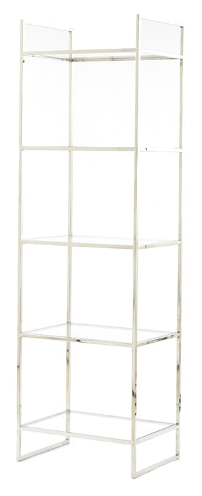 Light & Living Wandrek Mariki 180 x 55cm - Transparant/Nikkel