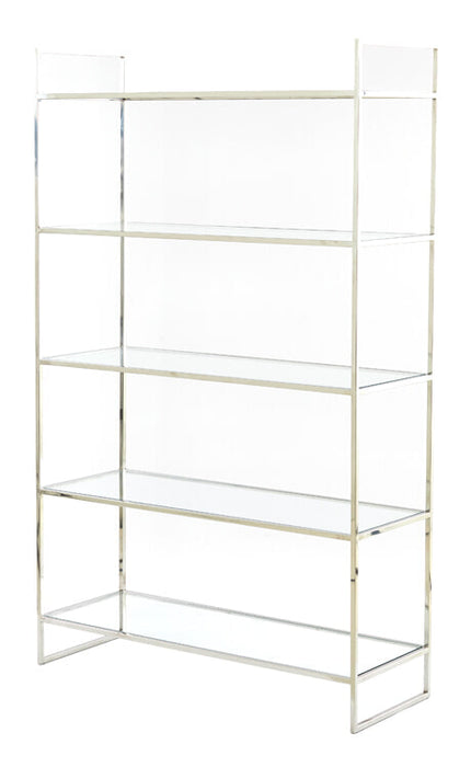 Light & Living Wandrek Mariki 180 x 110cm - Transparant/Nikkel