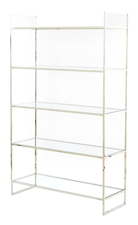 Light & Living Wandrek Mariki 180 x 110cm - Transparant/Nikkel