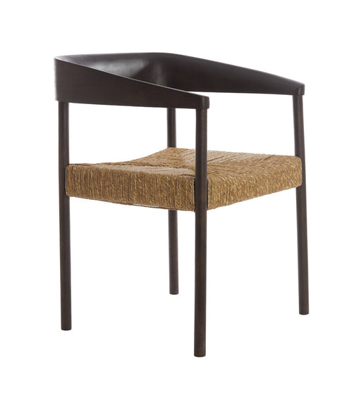 Light & Living Eetkamerstoel Delmar Mangohout en Zeegras - Bruin - Japandi