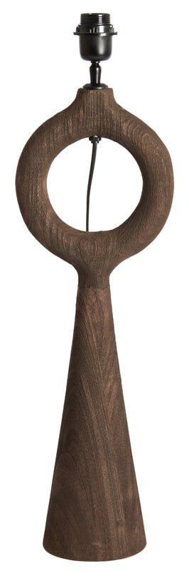 Light & Living Tafellamp Sabuli Mangohout, 57cm (excl. kap) - Bruin