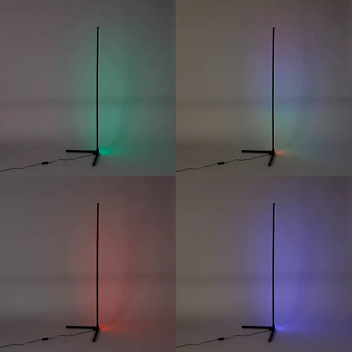 Smart vloerlamp incl. LED RGB en dimbaar in kelvin - Saar - ThatLyfeStyle