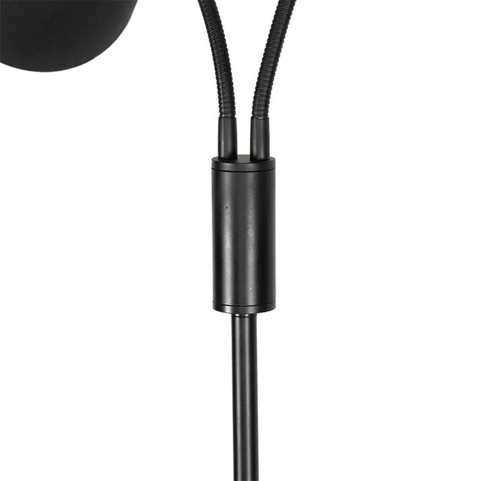 Moderne vloerlamp zwart 2-lichts - Carmen - ThatLyfeStyle