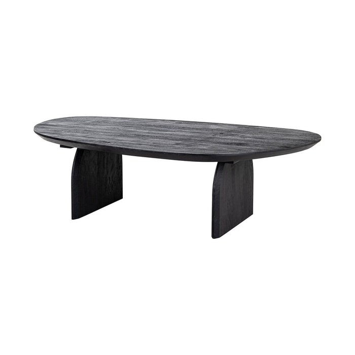 Richmond Organische Salontafel Hudson Mangohout 135 x 76cm - Zwart