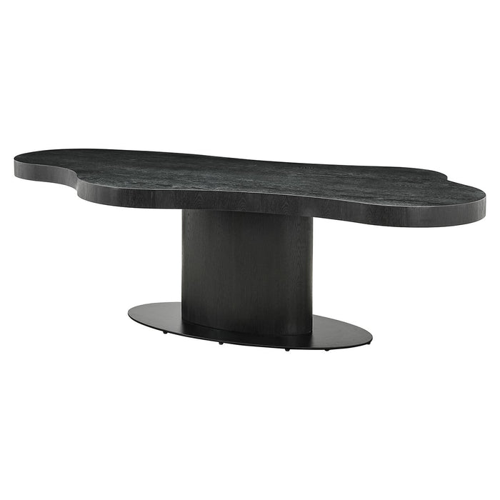 Richmond Organische Eettafel Bogor Eiken - Dark Coffee