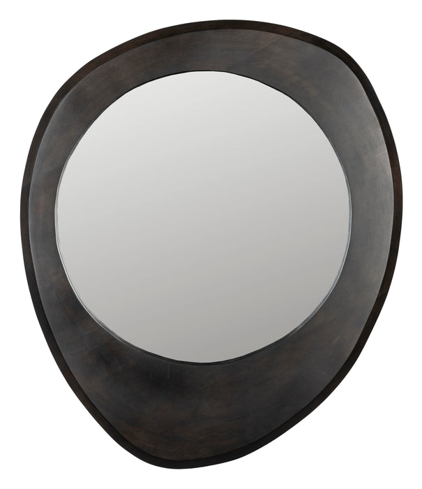 Dutchbone Spiegel Aren Mangohout, 59 x 71cm - Zwart - Organisch