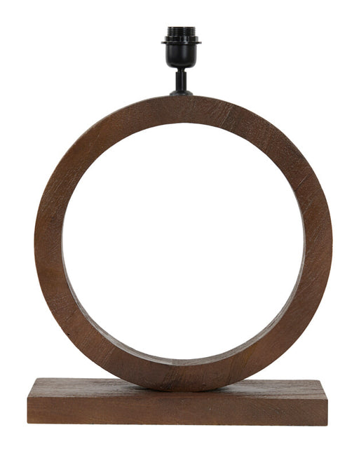 Light & Living Tafellamp Tinar Mangohout, 55cm - Bruin (excl. kap) - Japandi