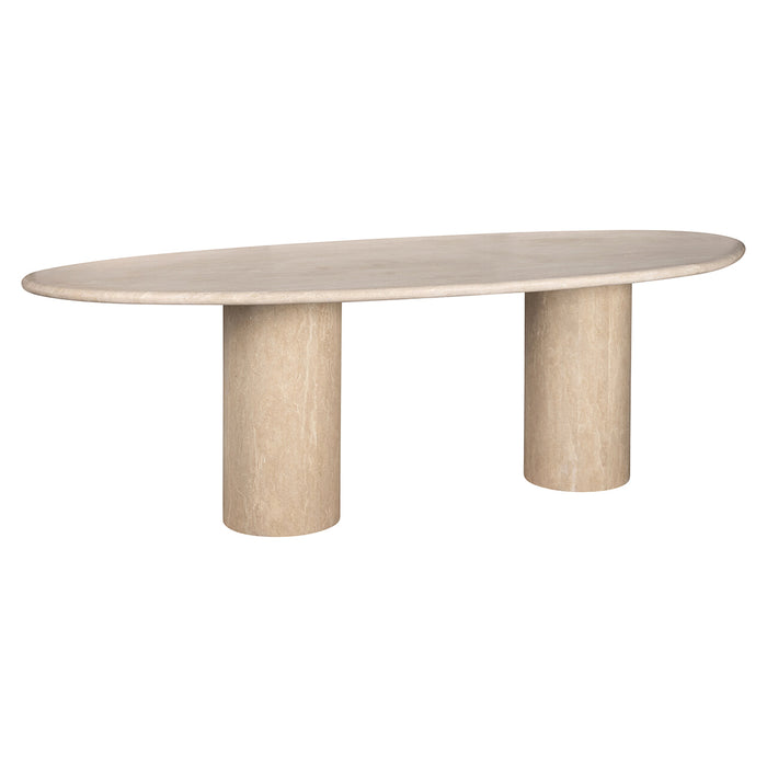 Richmond Organische Eettafel Renaissance Travertin, 240 x 100cm - Beige