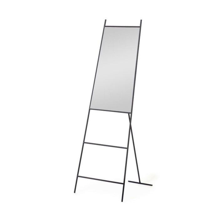 Kave Home Staande Spiegel Norland 166 x 55cm - Zwart - Passpiegel