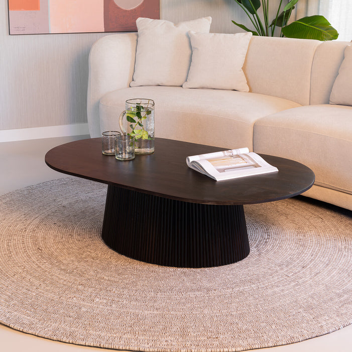 Sohome Ovale Salontafel Olav Mangohout, 120 x 70cm - Ovaal