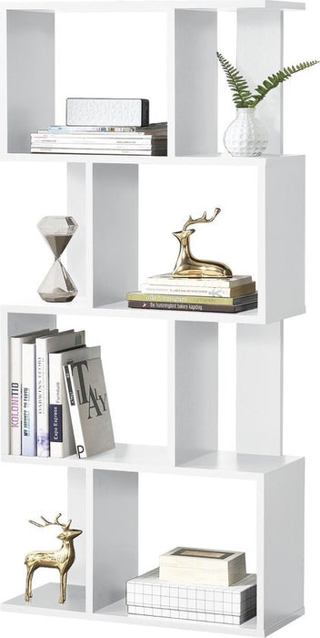 Boekenkast schap Marseille 130x60x24 cm wit - ThatLyfeStyle