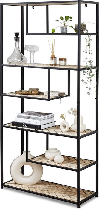 Lifa Living Wandkast Saint Maxime - Visgraat - Metaal & Hout - ThatLyfeStyle