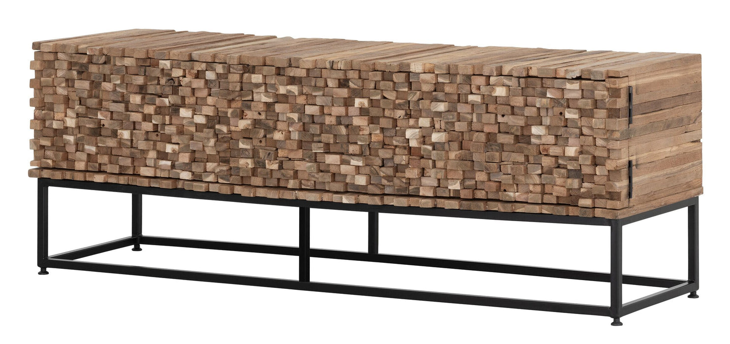 MUST Living TV-meubel Sticks Teakhout, 145cm - Bruin