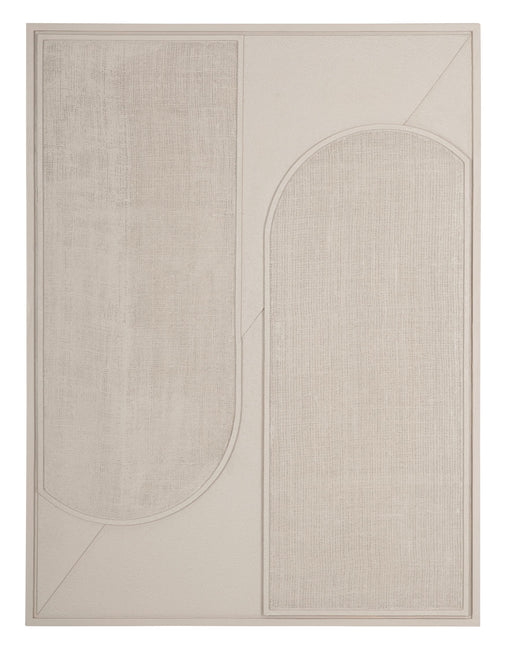 MUST Living Wanddecoratie Elyn Jute, 102 x 76cm - Crème