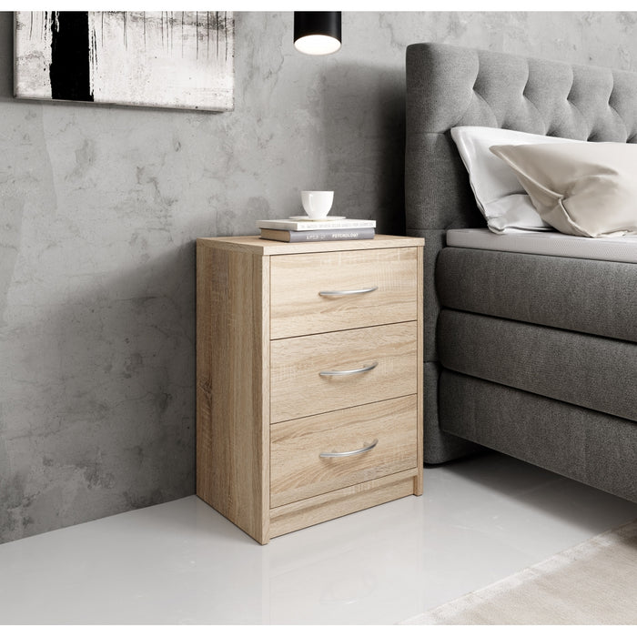 Nachtkastje Alba Naturel - 39x54x28 cm - ThatLyfeStyle