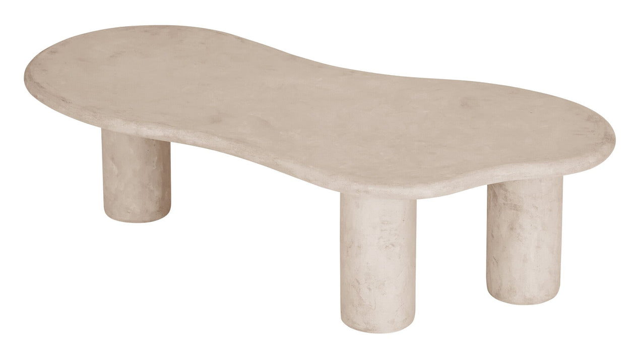 DTP Home Organische Salontafel Curva Mortex, 130 x 69cm