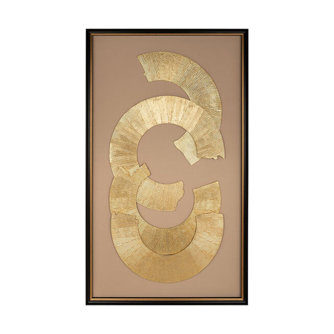 Richmond Wall Art 'Eden' 145 x 85cm, kleur goud - ThatLyfeStyle