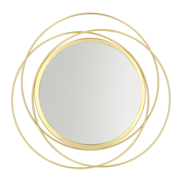 QUVIO Spiegel – 35,5 cm – Rond – Goud - ThatLyfeStyle
