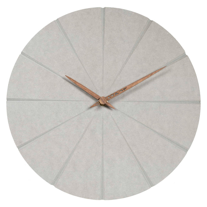 QUVIO Wandklok - Diameter 30 cm - Hout