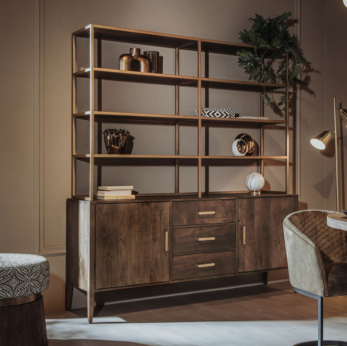 Tower Living Wandkast Belvedere Mangohout, 200 x 180cm - Bruin