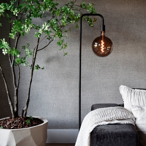 Vloerlamp Calex - zwart metaal - 155cm - ThatLyfeStyle