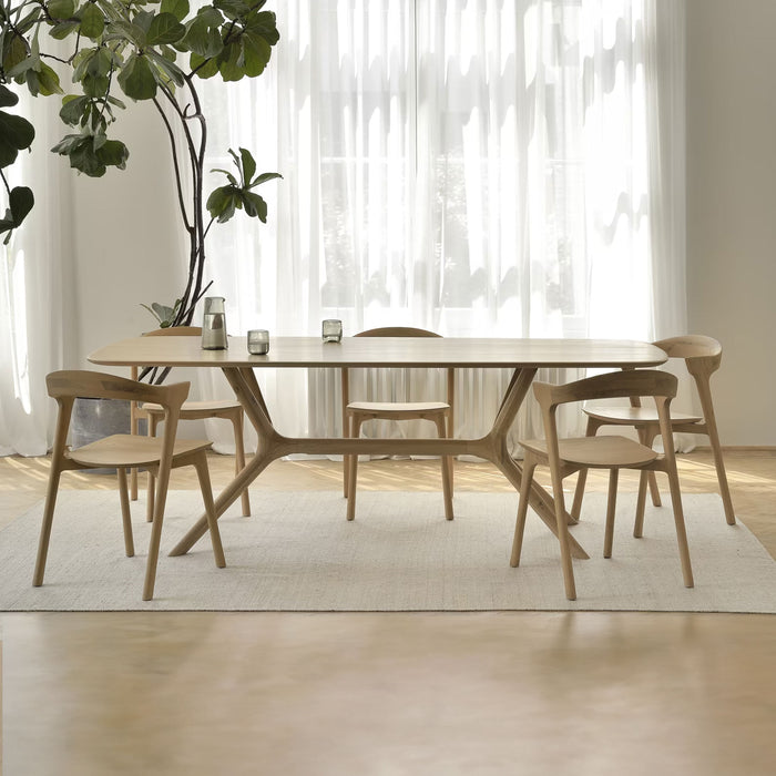 Ethnicraft Eettafel X Geolied Eikenhout - Naturel