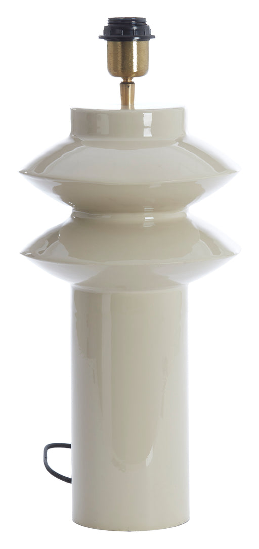 Light & Living Tafellamp Petch 40cm - Lichtgrijs (excl. kap)