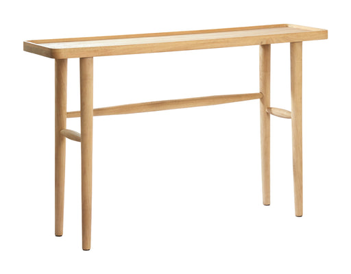 Light & Living Sidetable Qiano Mangohout, 120cm - Naturel