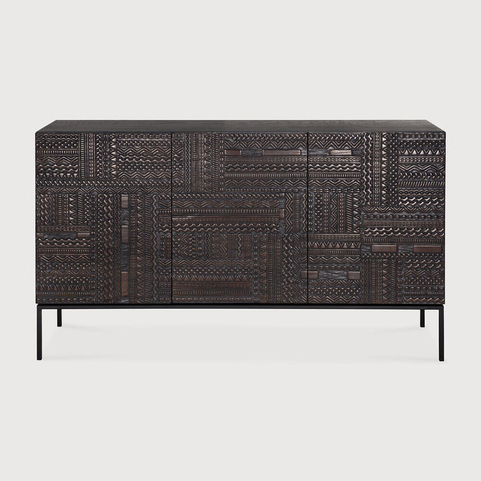 Ethnicraft Dressoir Tabwa Gevernist Teakhout - Off Black