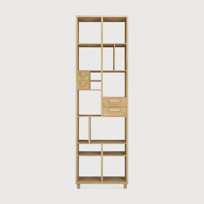 Ethnicraft Wandrek Pirouette Geolied Eikenhout, 200 x 60cm - Naturel