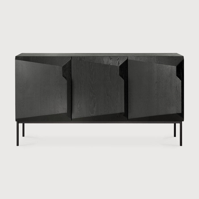 Ethnicraft Dressoir Stairs Gevernist Eikenhout - Zwart