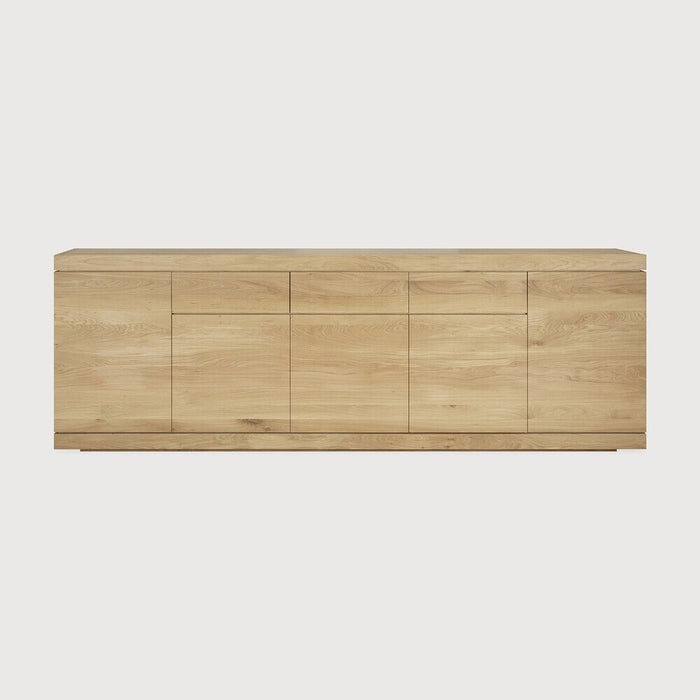 Ethnicraft Dressoir Burger Geolied Eikenhout, 250cm - Naturel