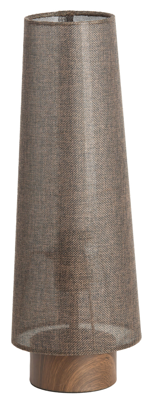 Light & Living Tafellamp Howie 42cm - Donkerbruin