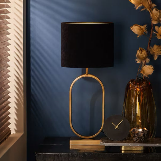 Light & Living Tafellamp Jamiri 45cm - Antiek Brons (excl. kap)