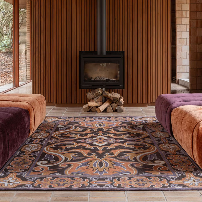 Dutchbone Vloerkleed Bashmira 160 x 230cm - Oranje