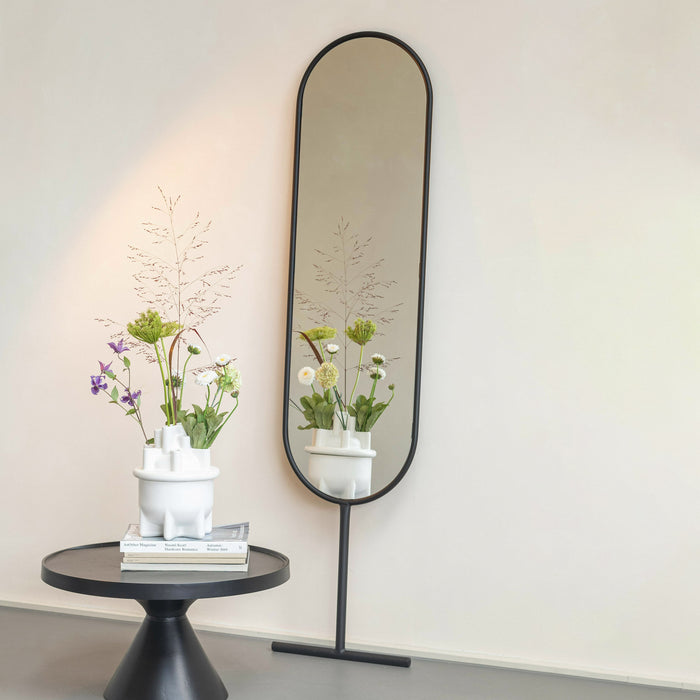 Zuiver Spiegel Tess 165 x 38cm - Zwart - Ovaal - Passpiegel