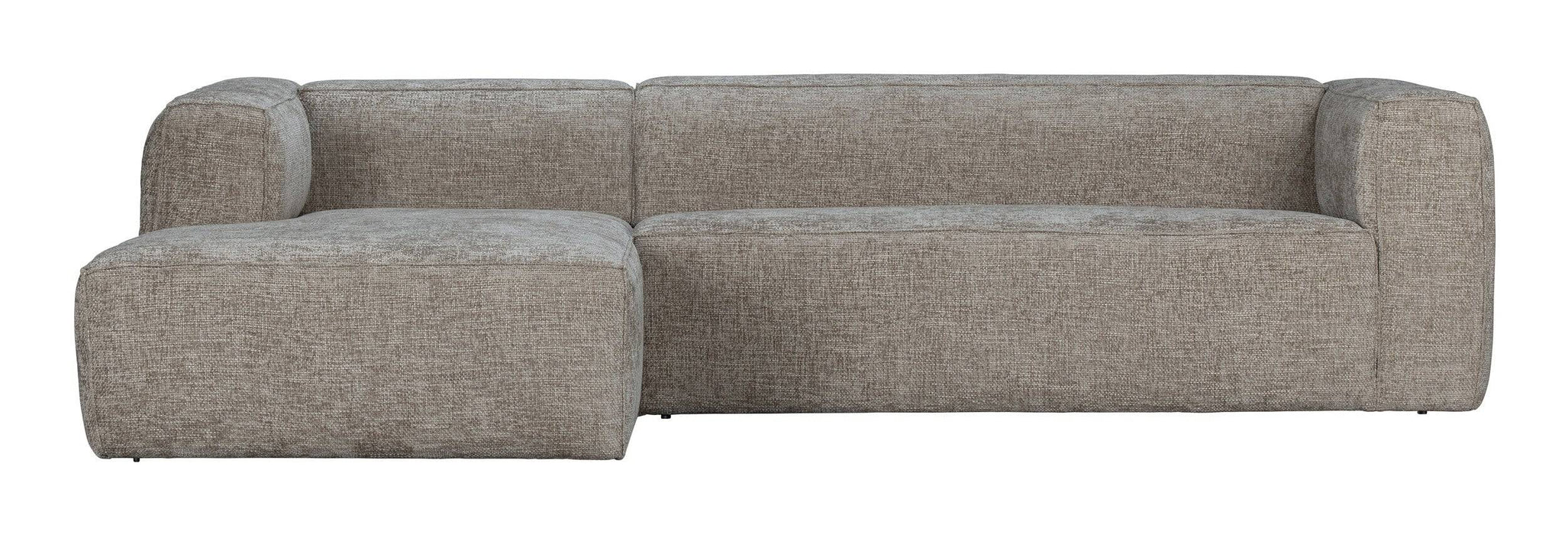 WOOOD Loungebank Bean Melange 305cm - Grijs - ThatLyfeStyle