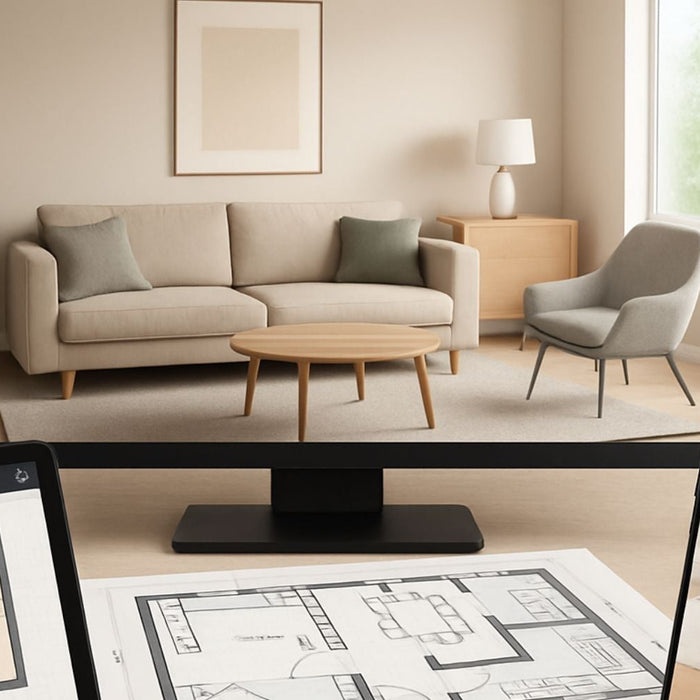 3d inrichten woonkamer