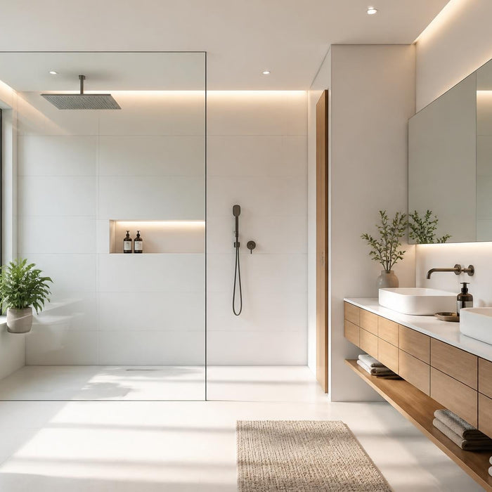 Badkamer met inloopdouche