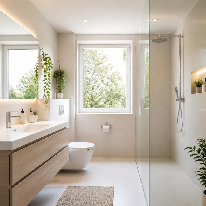 Kleine badkamer groter laten lijken