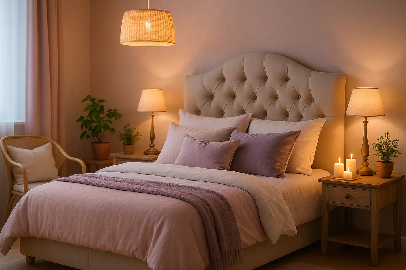 Romantische slaapkamer