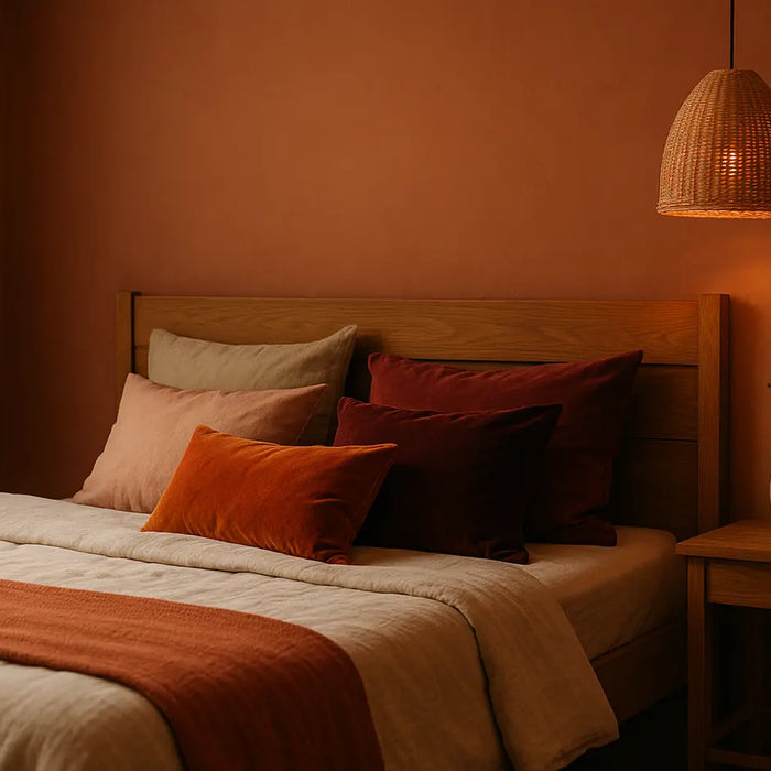 Warme kleuren voor slaapkamer
