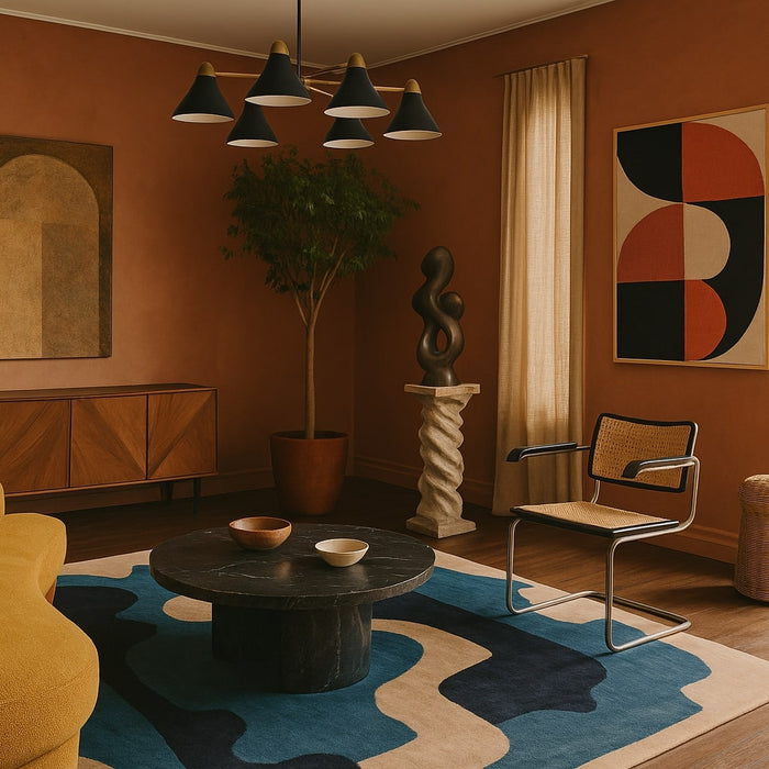 aparte inrichting woonkamer
