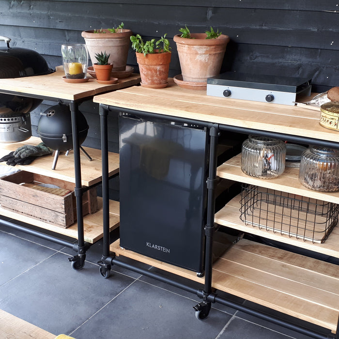 bbq buitenkeuken steigerbuis